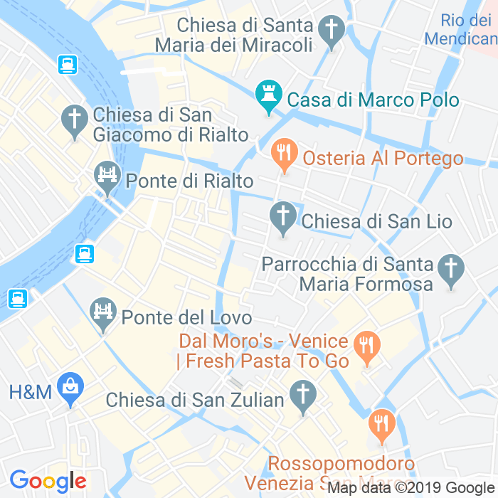 CAP di Via Luigi Carlo Farini a Venezia
