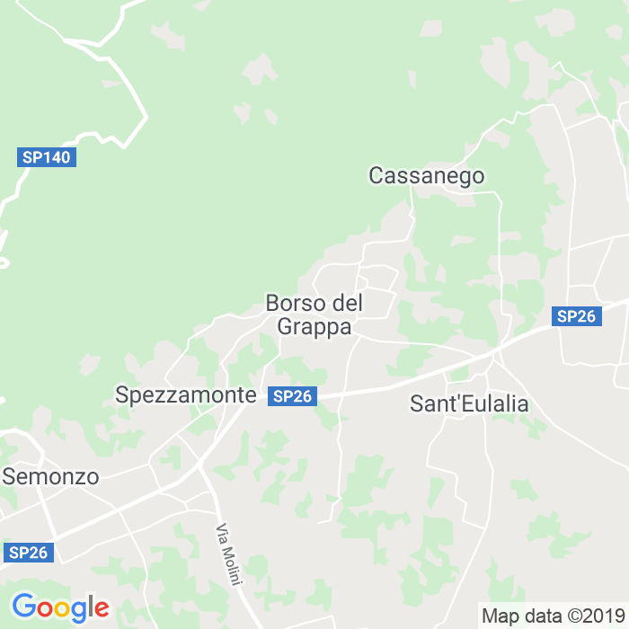 CAP di Borso Del Grappa in Treviso