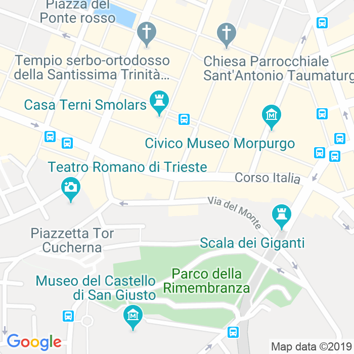 CAP di Piazza Silvio Benco a Trieste