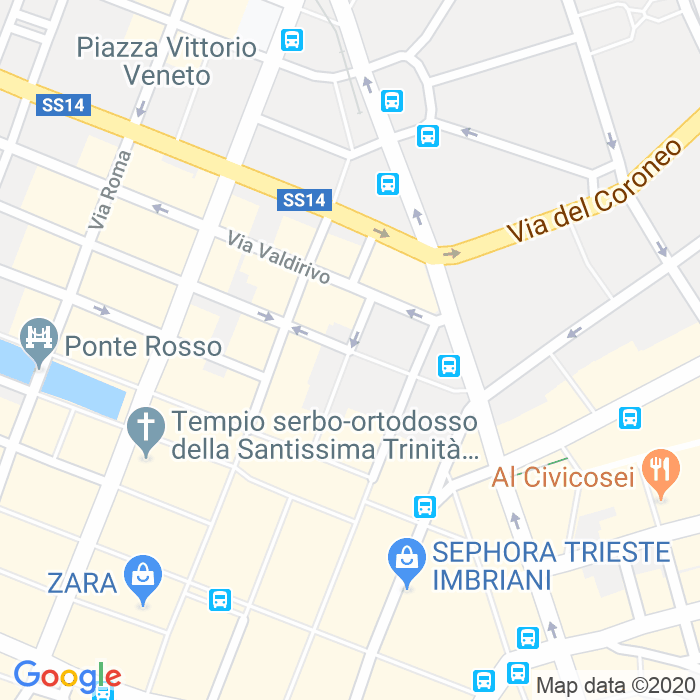 CAP di Via Della Zonta a Trieste