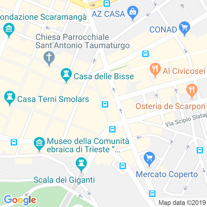 CAP di Via Giacinto Gallina a Trieste