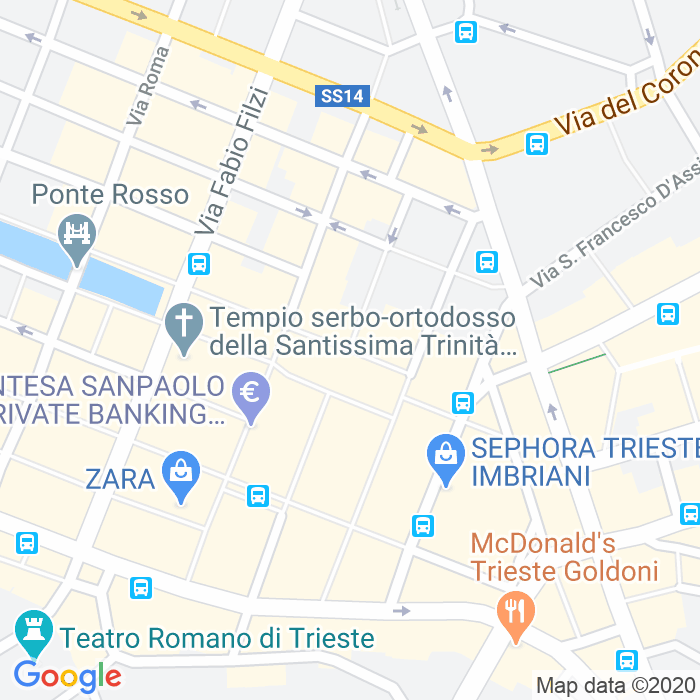 CAP di Via Nicolo'Paganini a Trieste