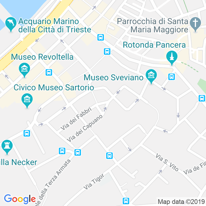 CAP di Piazza Cornelia Romana a Trieste