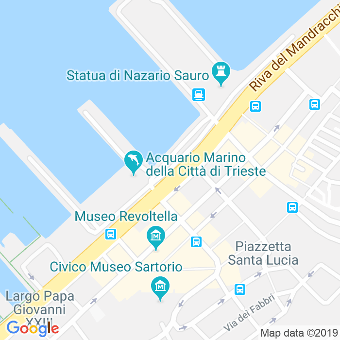 CAP di Riva Nazario Sauro a Trieste