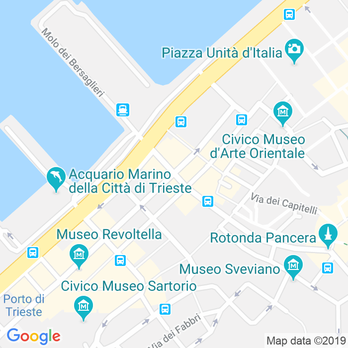 CAP di Via Luigi Cadorna a Trieste