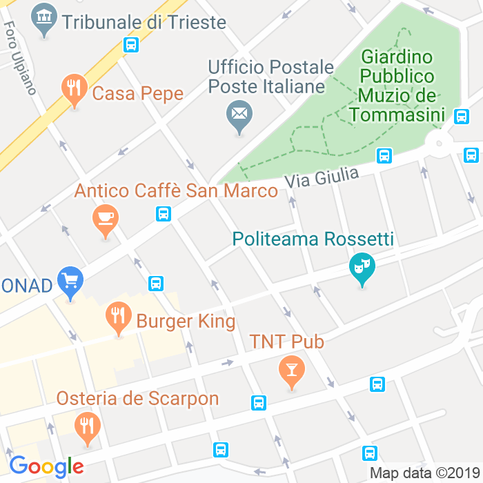 CAP di Via Giotto a Trieste