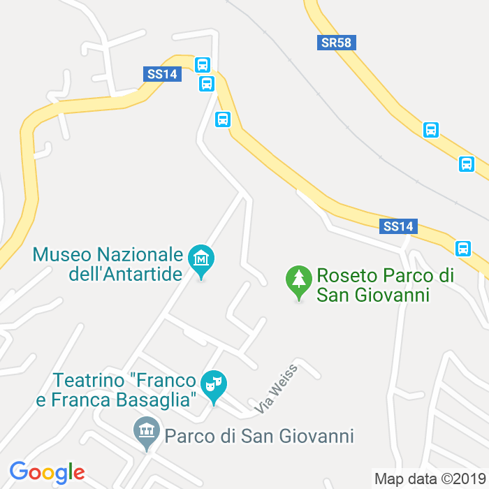 CAP di Via Nicolo'Bottacin a Trieste
