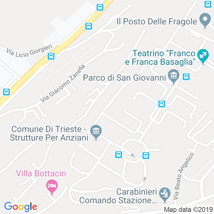 CAP di Via Paolo De Ralli a Trieste