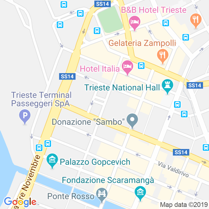 CAP di Largo Odorico Panfili a Trieste
