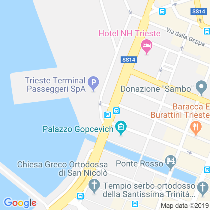 CAP di Piazza Luigi Amedeo Duca Degli Abruzzi a Trieste