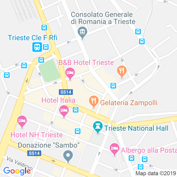 CAP di Via Lorenzo Ghiberti a Trieste