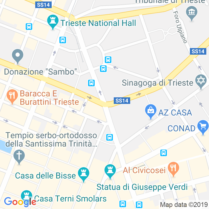 CAP di Via Giosue'Carducci a Trieste
