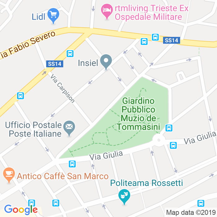 CAP di Via Guglielmo Marconi a Trieste