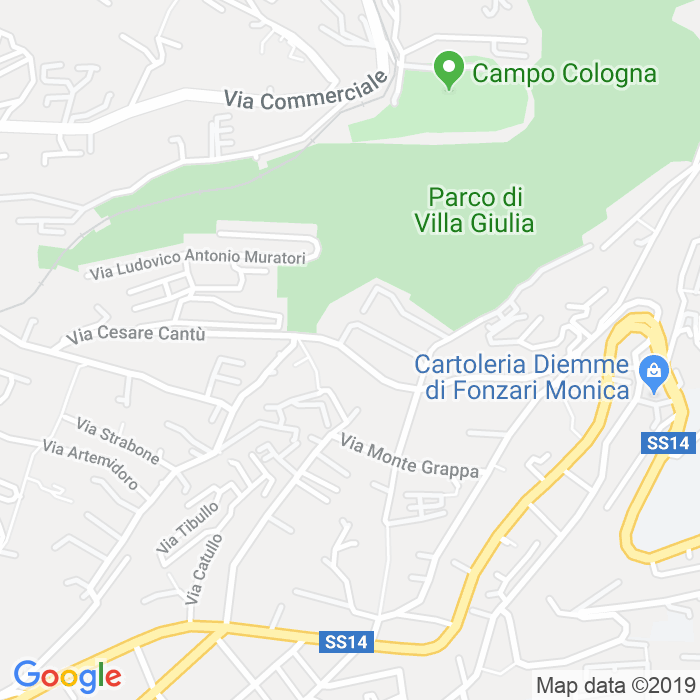 CAP di Via Cesare Cantu a Trieste