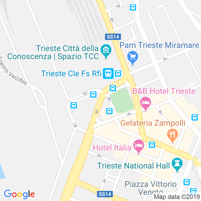 CAP di Piazza Della Liberta a Trieste