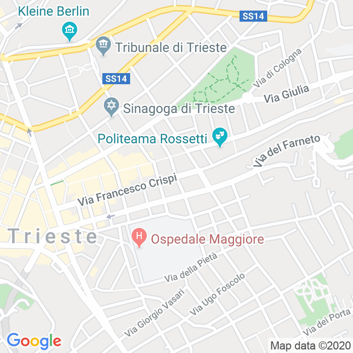 CAP di Via Francesco Collotti a Trieste