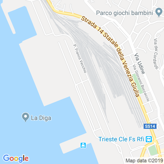 CAP di Via Punto Franco Vecchio a Trieste