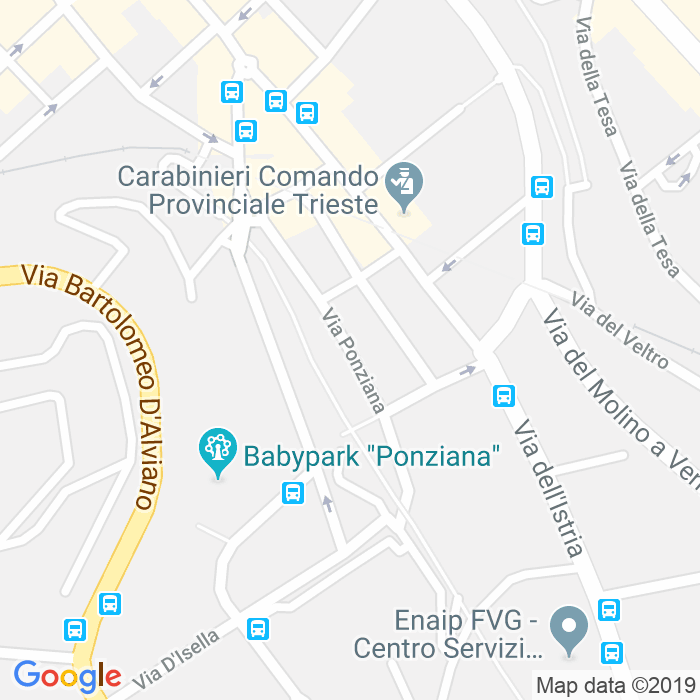 CAP di Via Ponziana a Trieste