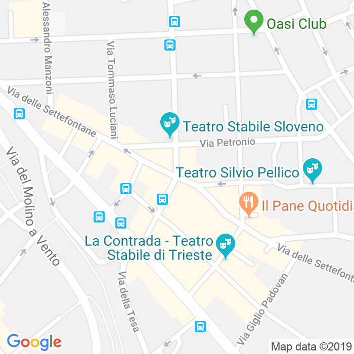 CAP di Piazza Del Perugino a Trieste