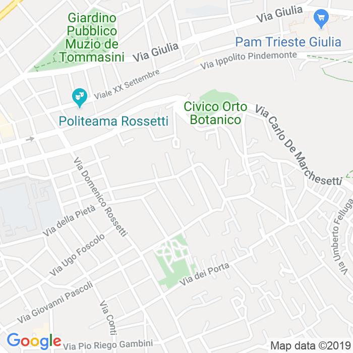 CAP di Via Michelangelo Buonarroti a Trieste