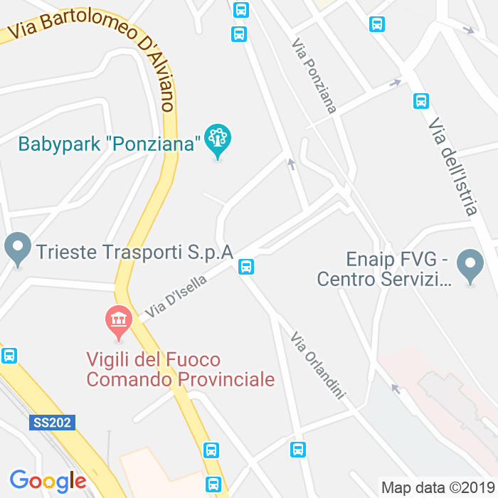 CAP di Via D Isella a Trieste