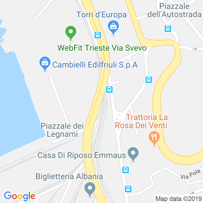 CAP di Via Federico Doda Seismit a Trieste