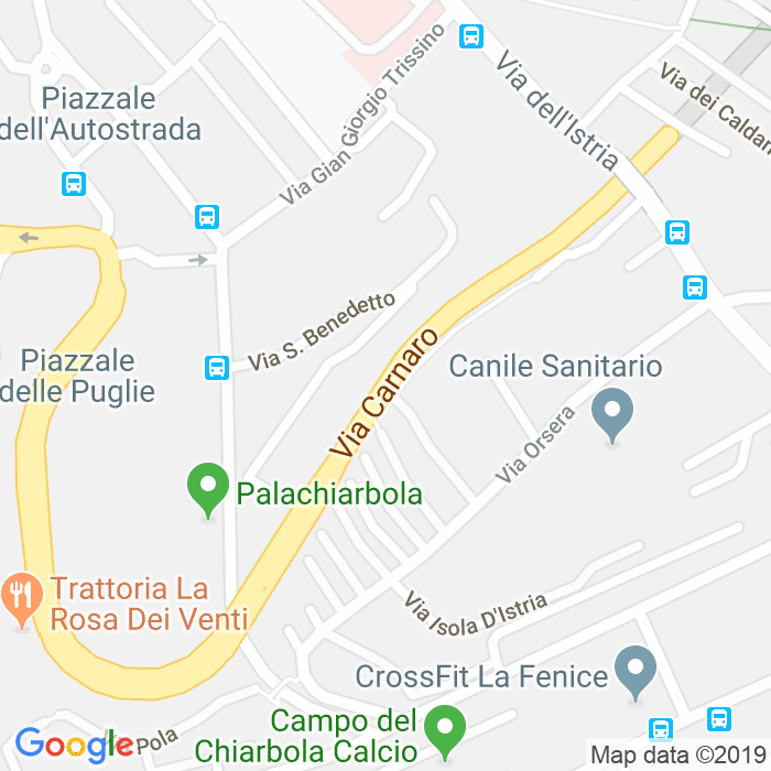 CAP di Via Carnaro a Trieste