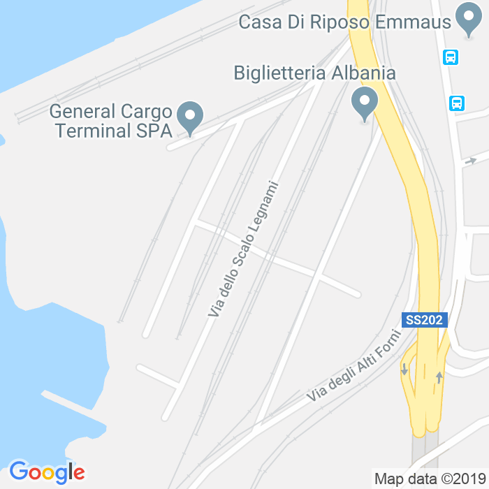 CAP di Via Dello Scalo Legnami a Trieste