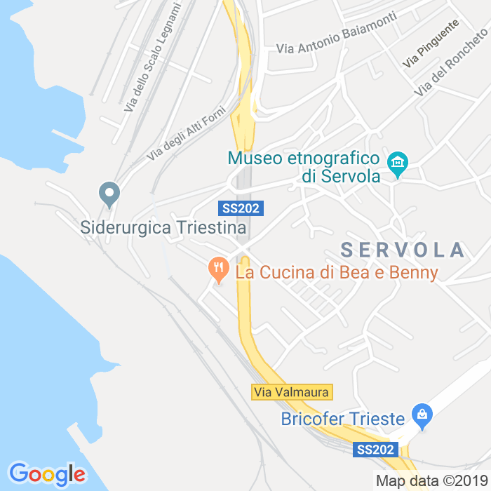 CAP di Via San Lorenzo In Selva a Trieste