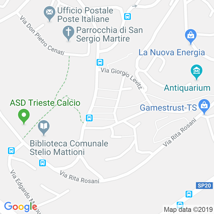 CAP di Via Armando Crisciani a Trieste