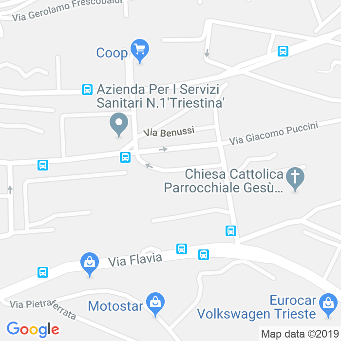 CAP di Via Arrigo Boito a Trieste