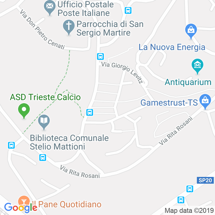 CAP di Via Bruno Castro a Trieste