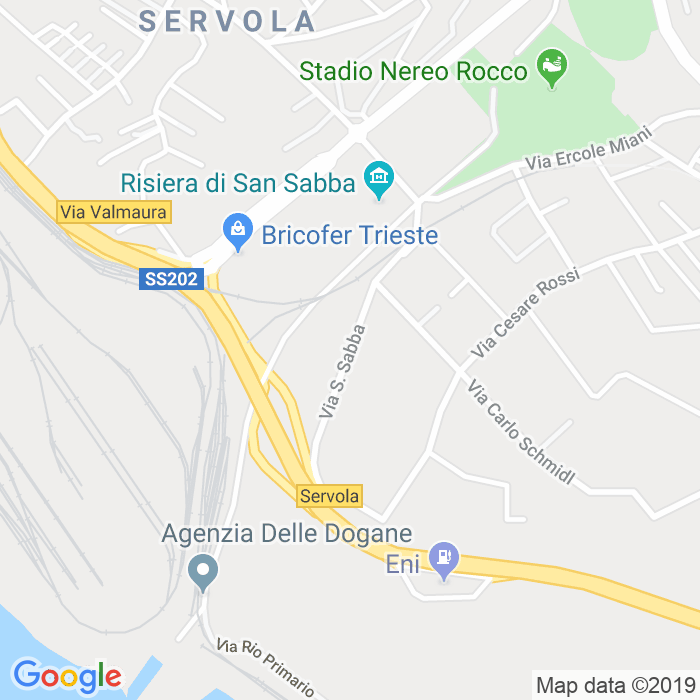 CAP di Via San Sabba a Trieste