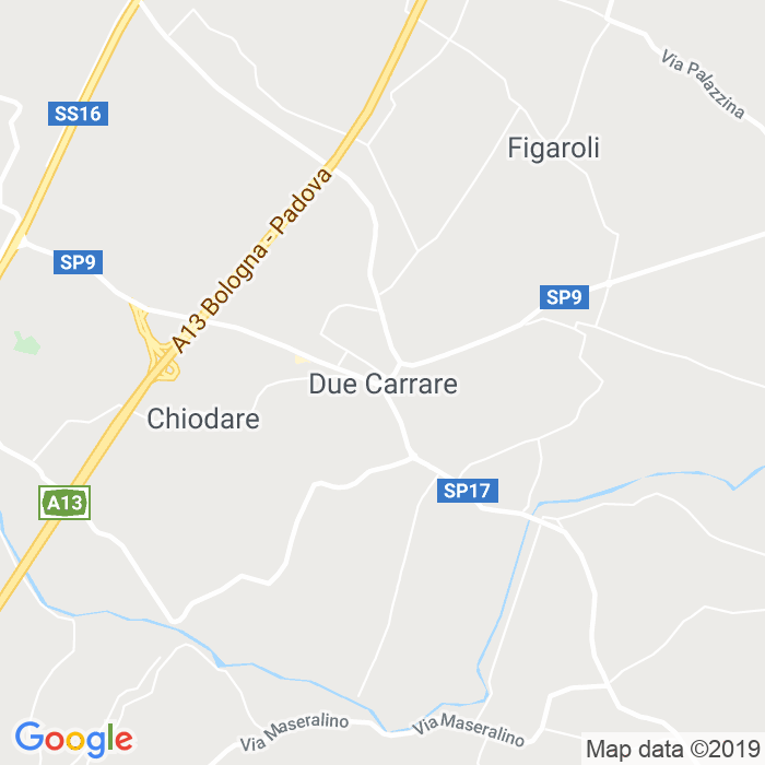 CAP di Due Carrare in Padova