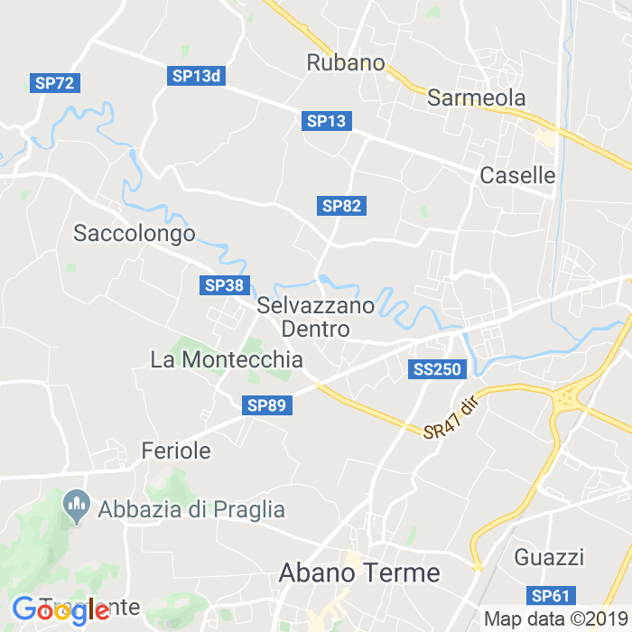CAP di Selvazzano Dentro in Padova