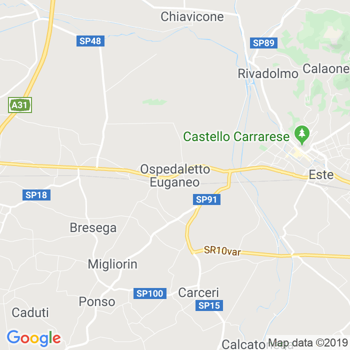CAP di Ospedaletto Euganeo in Padova