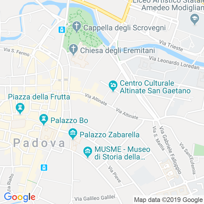 CAP di Via Altinate a Padova
