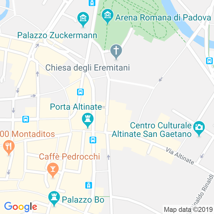 CAP di Via Eremitani a Padova