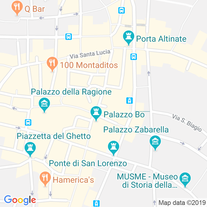 CAP di Piazzetta Della Garzeria a Padova