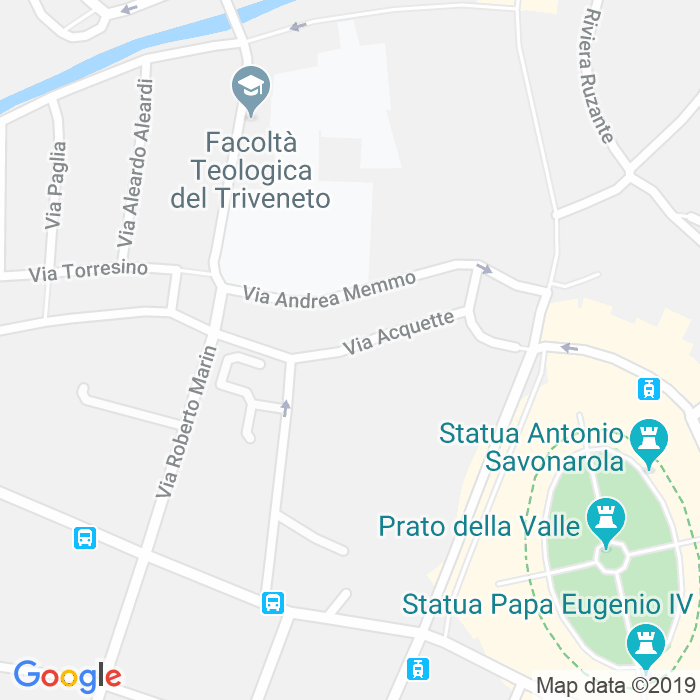 CAP di Via Acquette a Padova