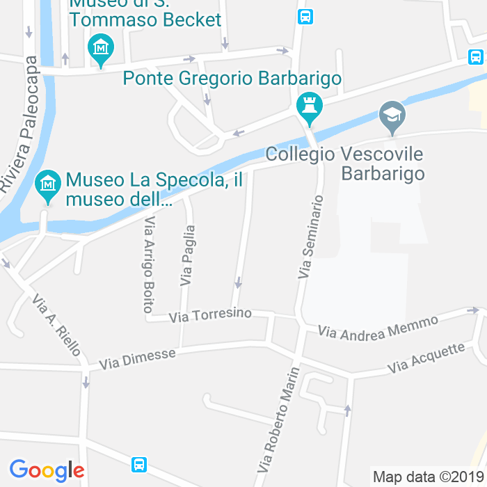 CAP di Via Aleardo Aleardi a Padova