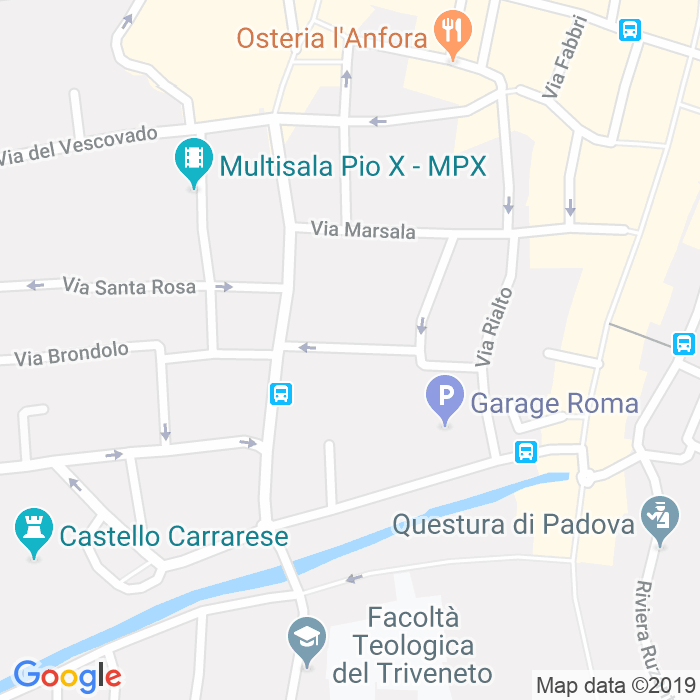 CAP di Via Carlo Dottori a Padova