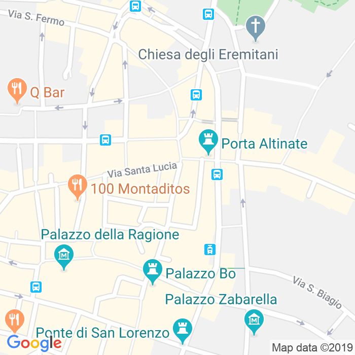 CAP di Via Cavour a Padova