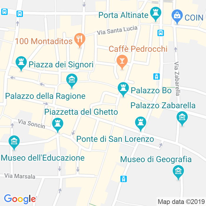 CAP di Via Del Municipio a Padova