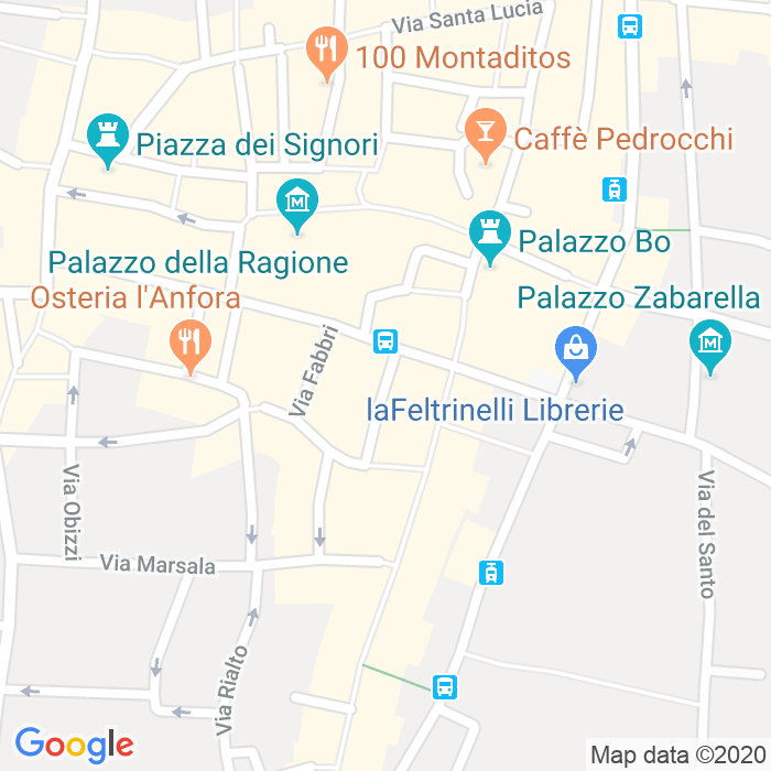 CAP di Via Delle Piazze a Padova