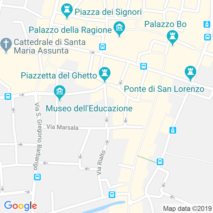 CAP di Via Giovanni Prati a Padova