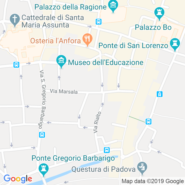 CAP di Via Marsala a Padova