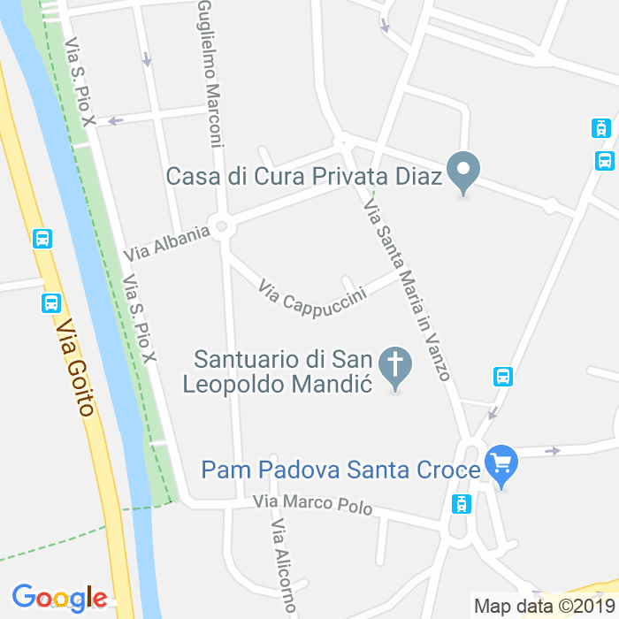 CAP di Via Dei Cappuccini a Padova