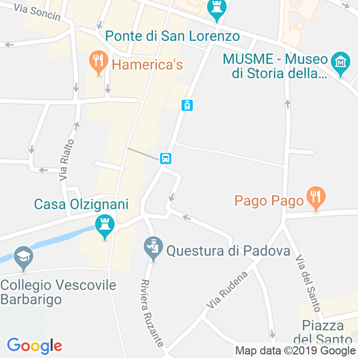 CAP di Via Padovanino a Padova