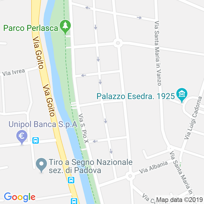 CAP di Via Pietro De Silvestri a Padova
